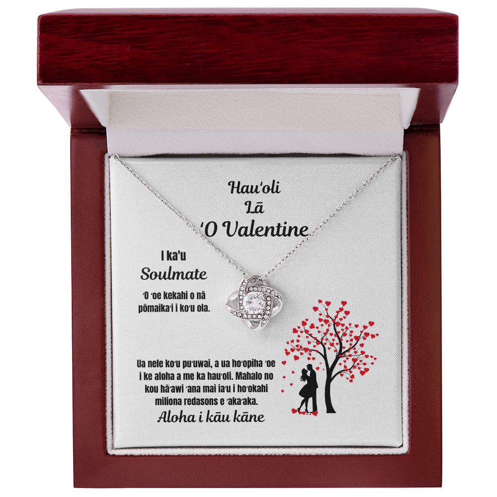 Soulmate Valentine's Day Love Knot Necklace