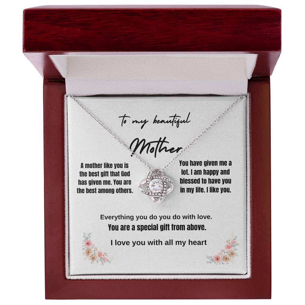 To My Mother | Love Knot Necklace