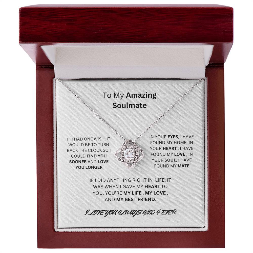 TO MY AMAZING SOULMATE