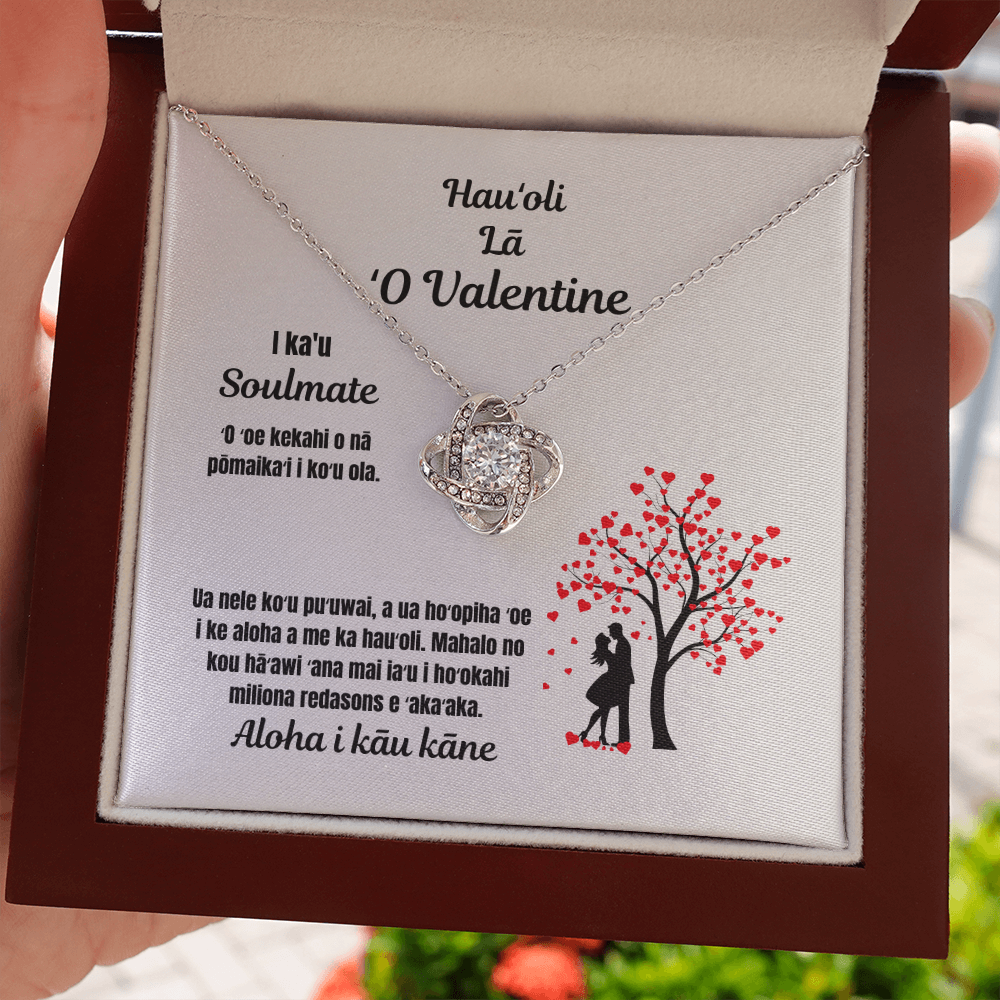 Soulmate Valentine's Day Love Knot Necklace