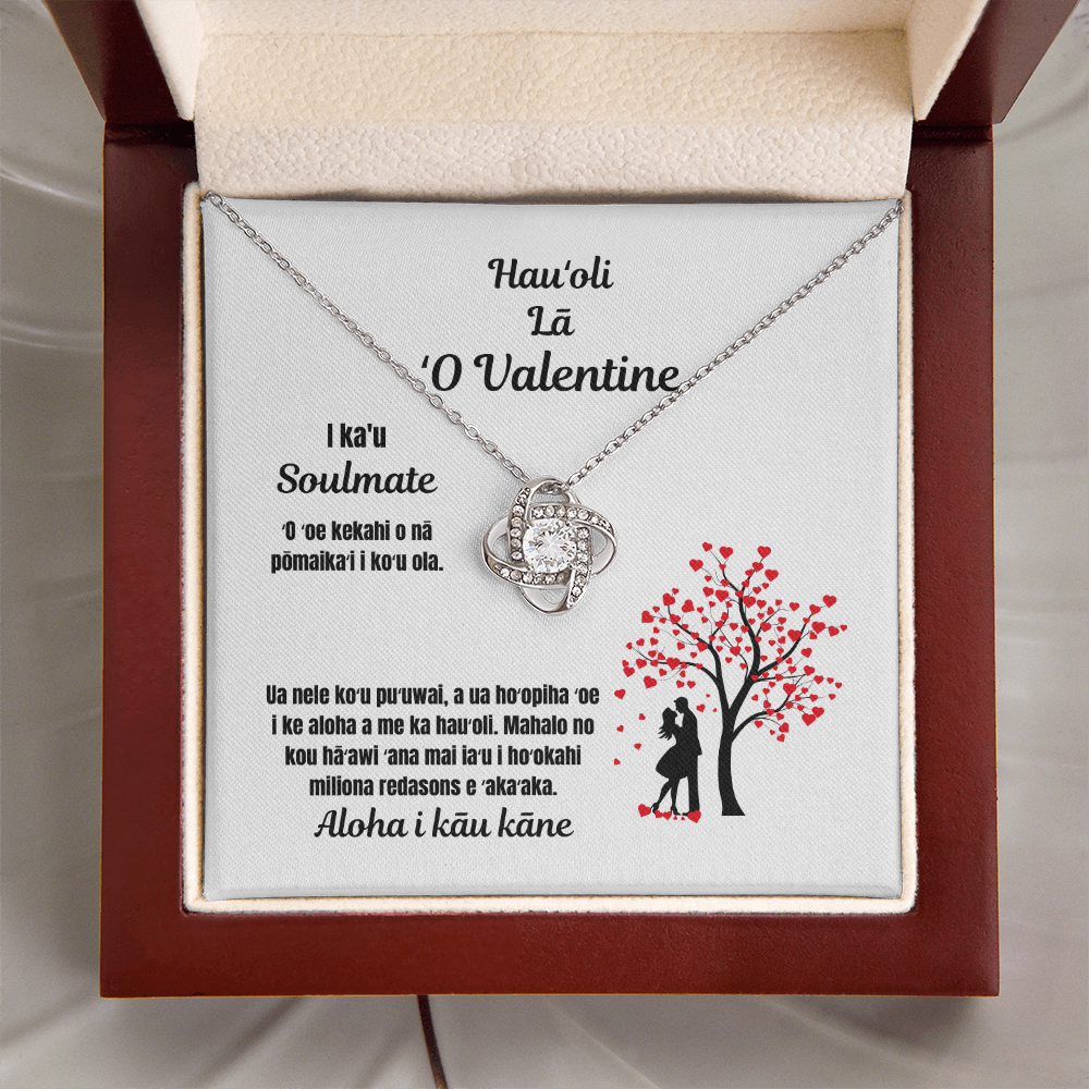 Soulmate Valentine's Day Love Knot Necklace
