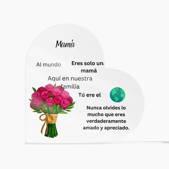 Spanish Mom Acrylic Plaque Design #3