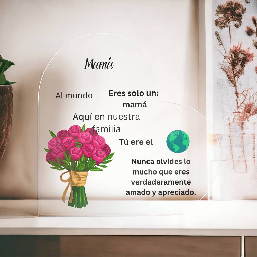 Spanish Mom Acrylic Plaque Design #3