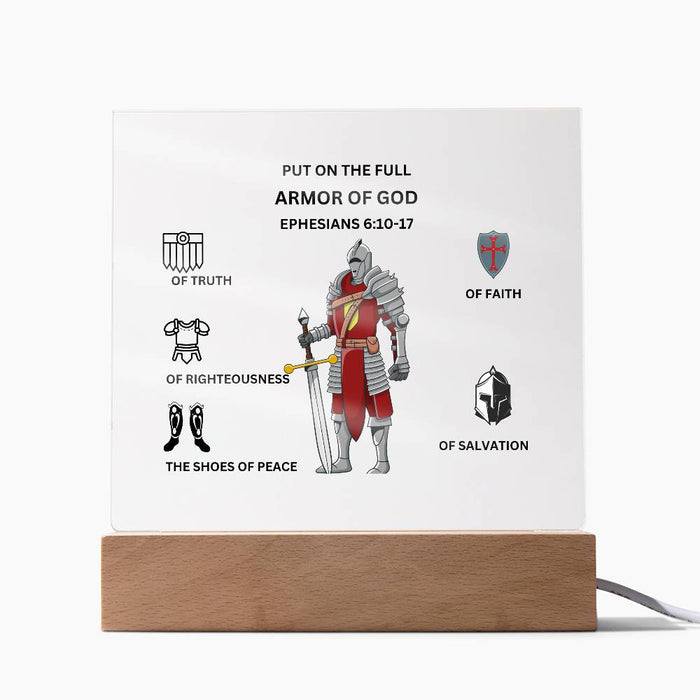 Armor of God Printed Acrylic Plaque