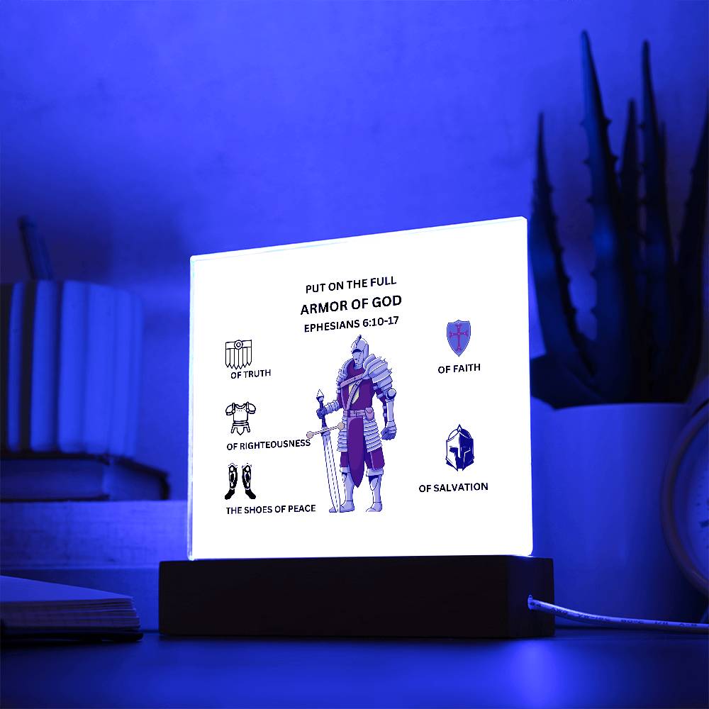 Armor of God Printed Acrylic Plaque