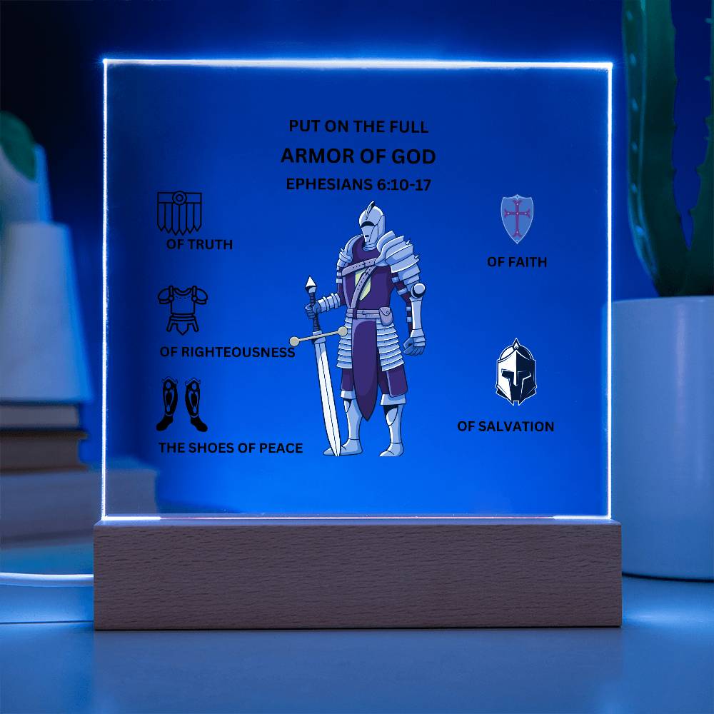 Armor of God Printed Acrylic Plaque