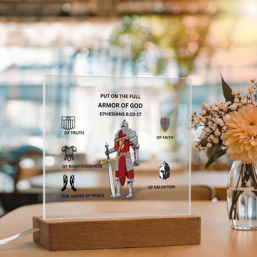 Armor of God Printed Acrylic Plaque