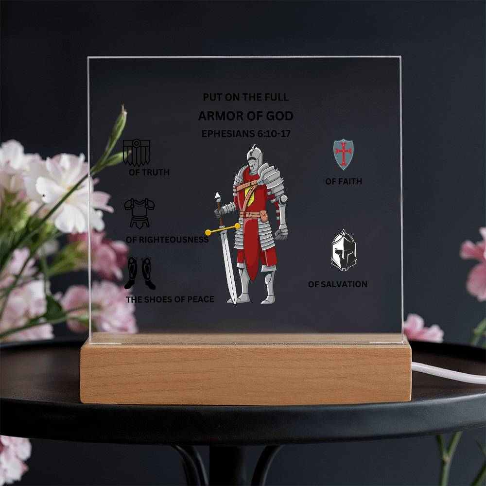 Armor of God Printed Acrylic Plaque