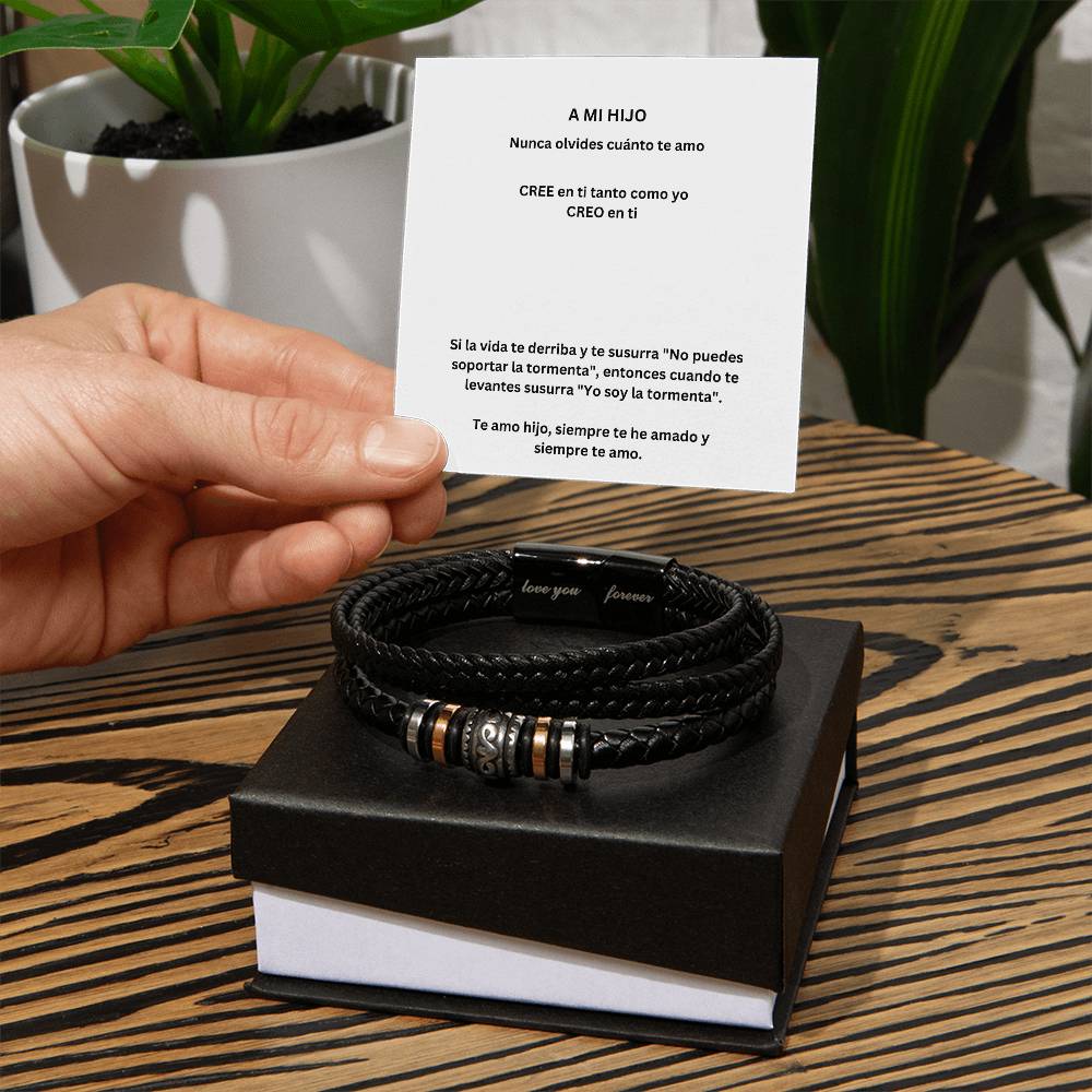 Spanish To My Son Love You Forever Bracelet