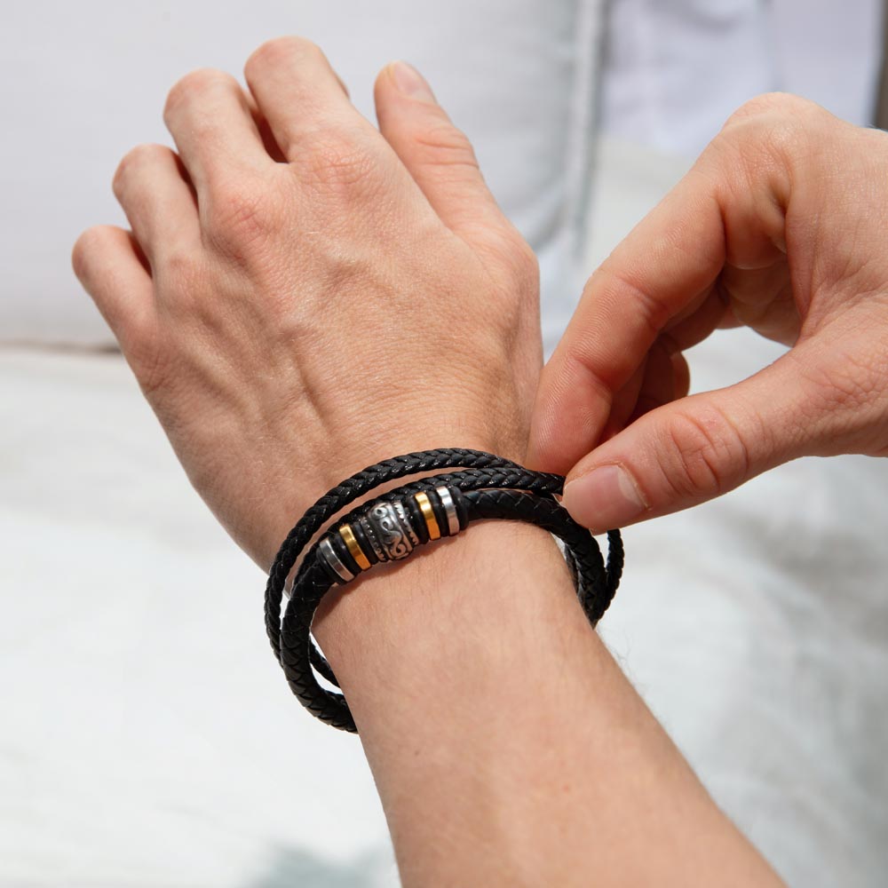 Spanish To My Son Love You Forever Bracelet