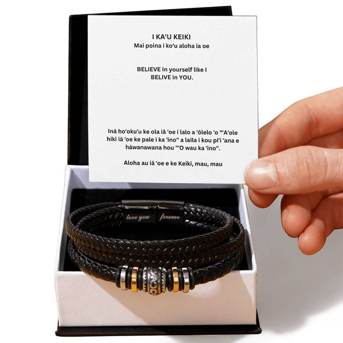 Hawaiian To My Son Love You Forever Bracelet