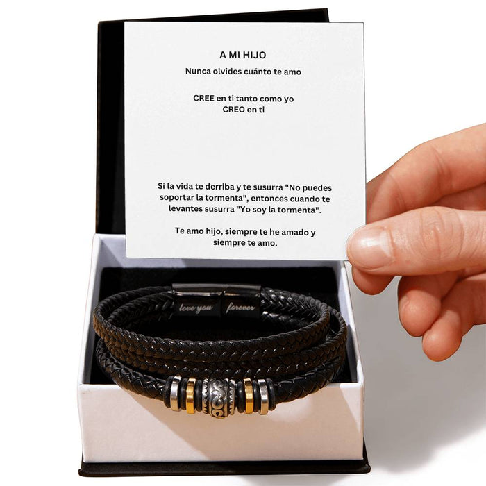 Spanish To My Son Love You Forever Bracelet