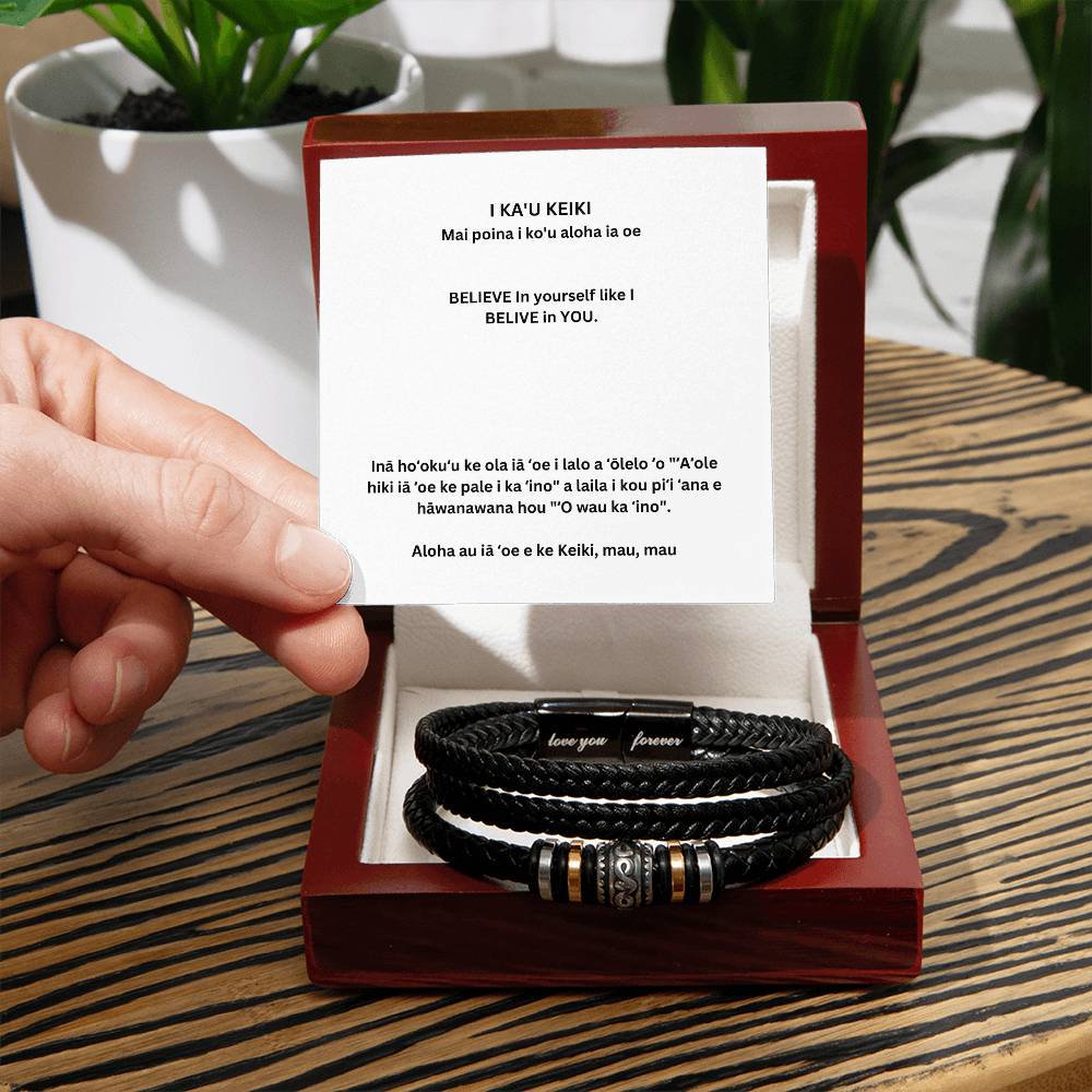 Hawaiian To My Son Love You Forever Bracelet