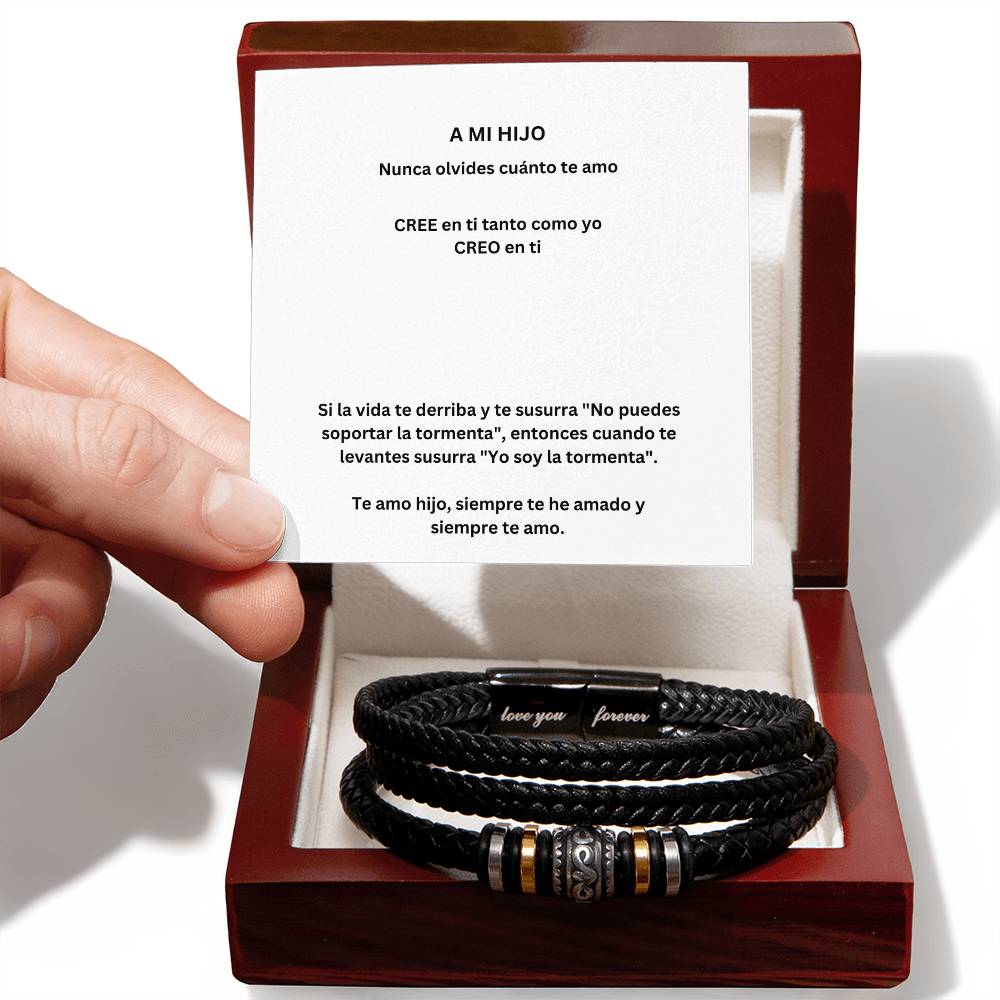 Spanish To My Son Love You Forever Bracelet