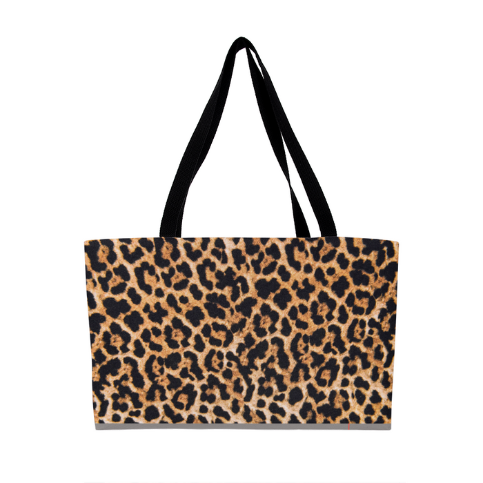 Leopard Print Weekender Tote Bag