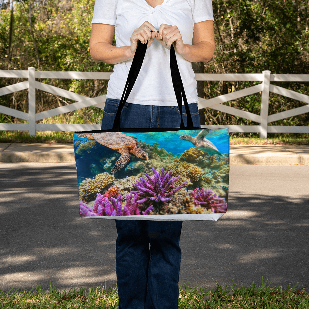 Sea Turtle Weekender Tote Bag