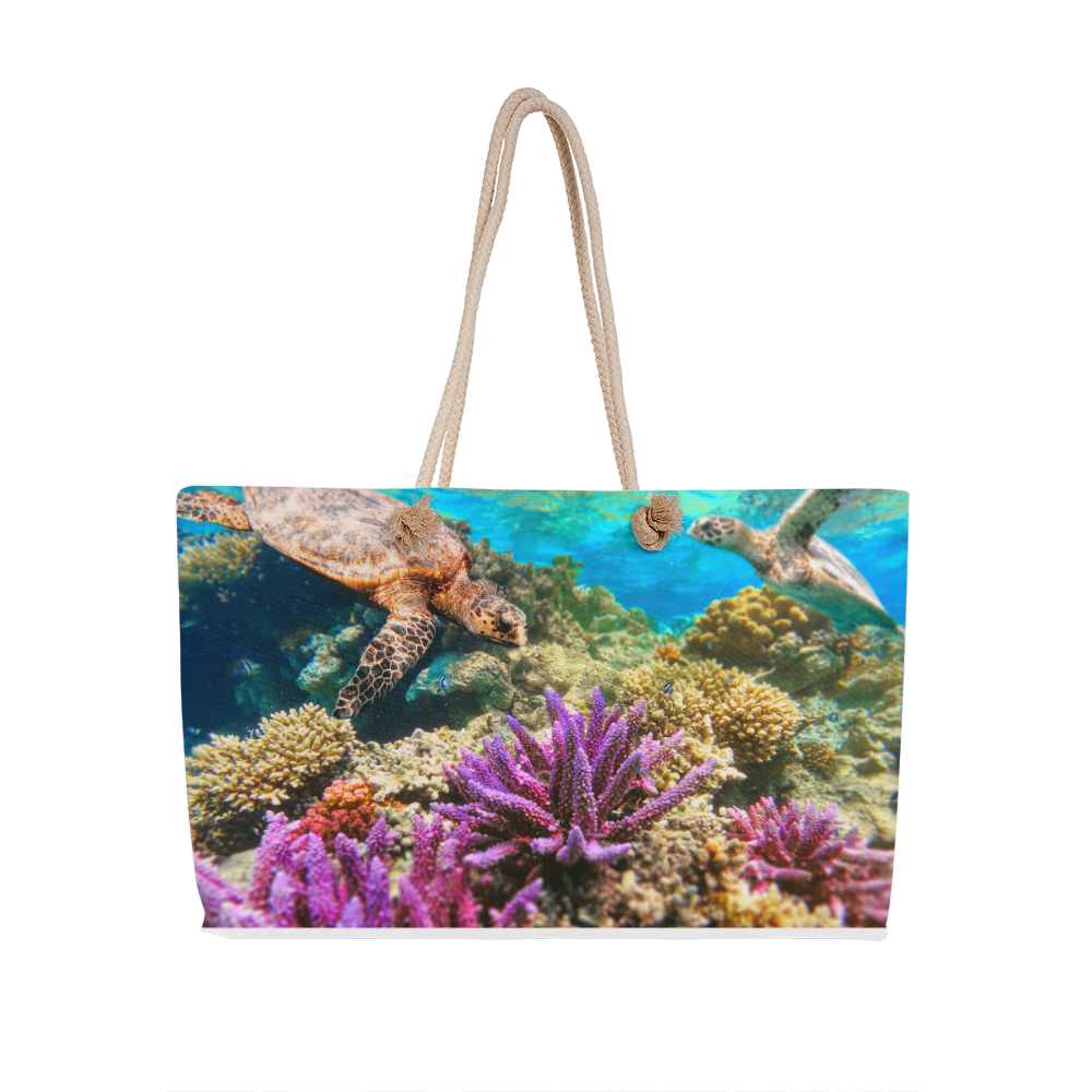 Sea Turtle Weekender Tote Bag