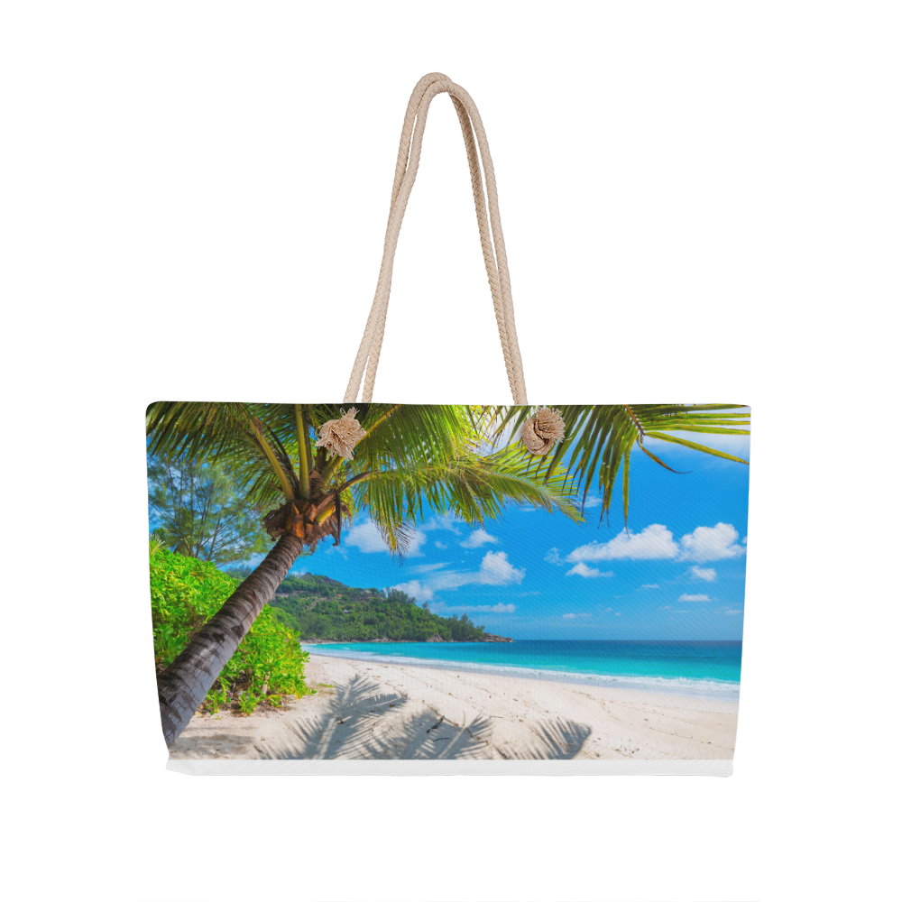 Tropical Beach Weekender Tote Bag #1