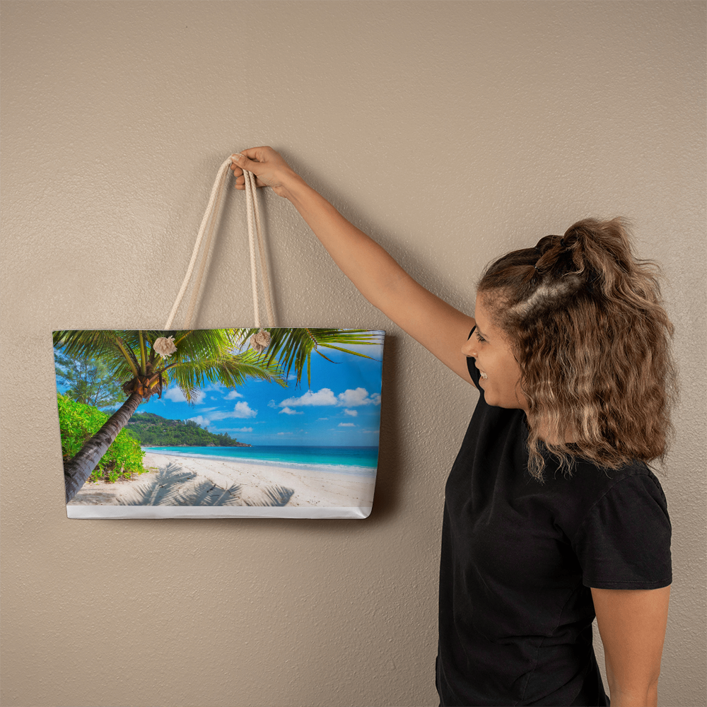 Tropical Beach Weekender Tote Bag #1