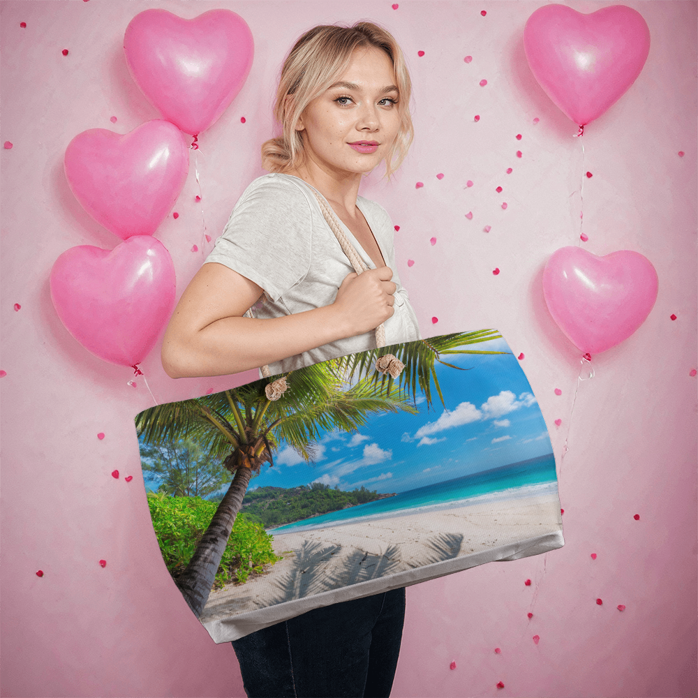 Tropical Beach Weekender Tote Bag #1