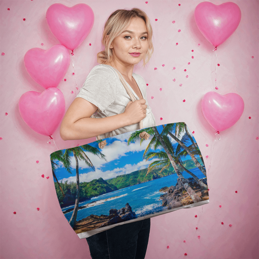 Tropical Beach Weekender Tote Bag #2