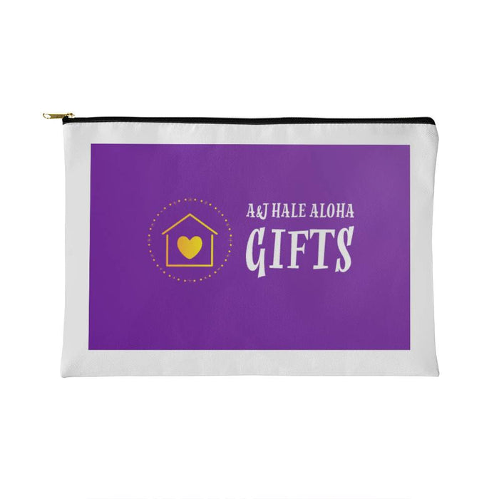 Decorative Small Fabric Zippered Pouch