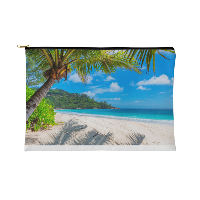 Tropical Beach Small Zippered Pouch #1