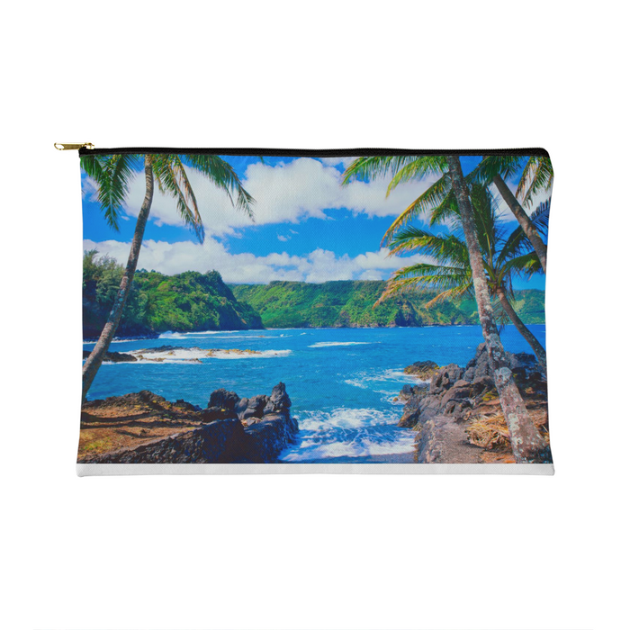 Tropical Beach Small Zippered Pouch #2