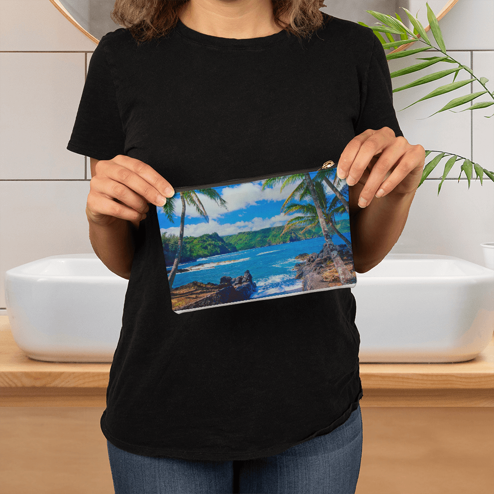 Tropical Beach Small Zippered Pouch #2
