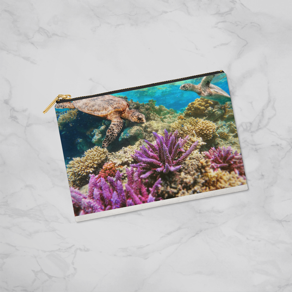 Sea Turtle Small Zippered Pouch