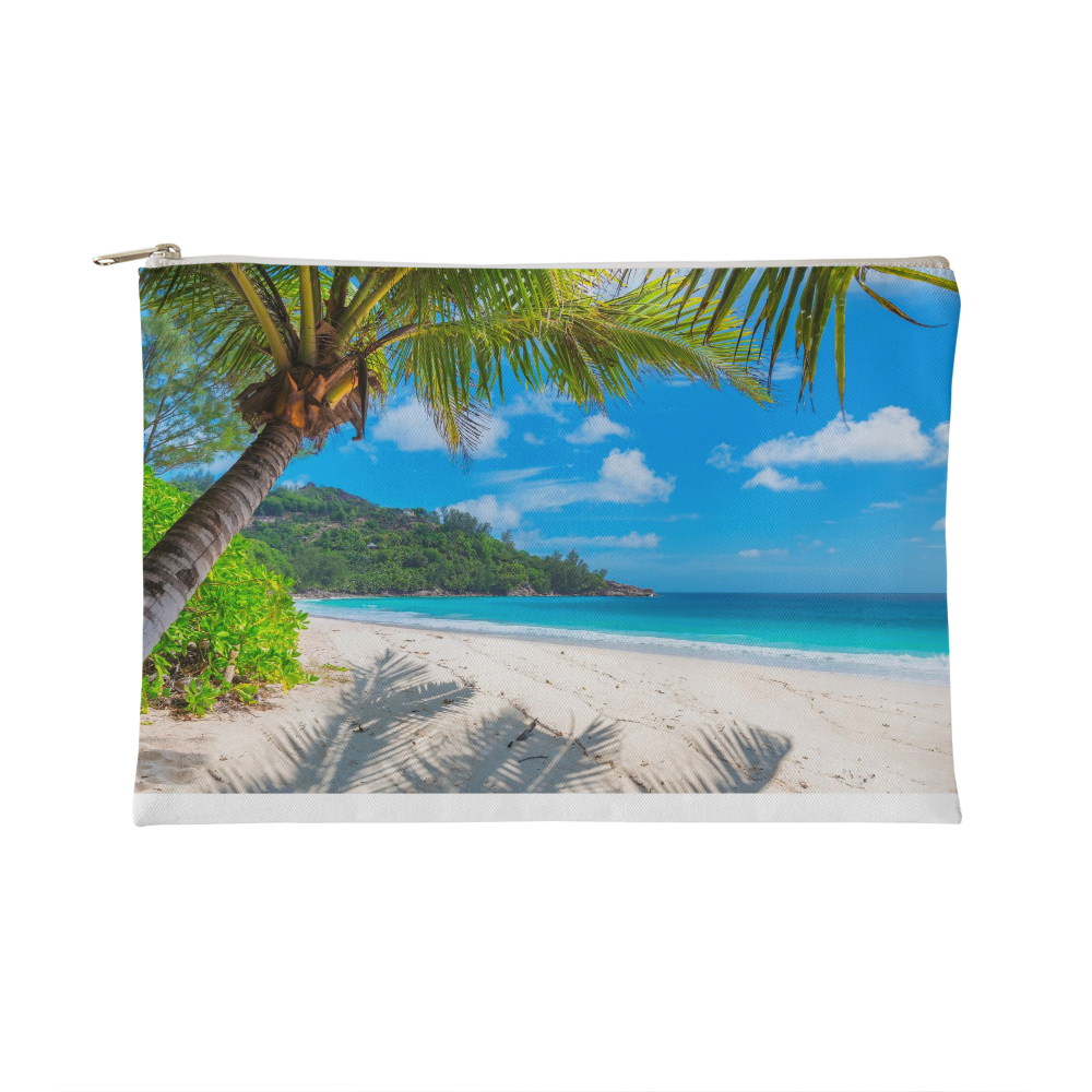 Tropical Beach Small Zippered Pouch #1