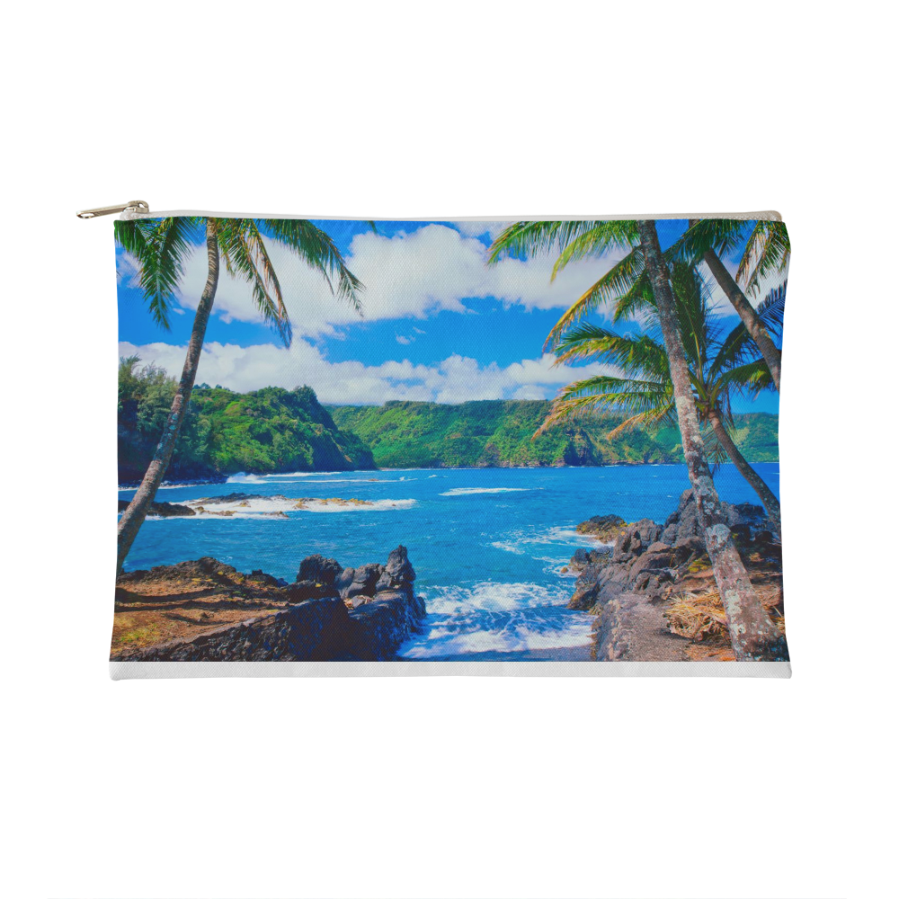 Tropical Beach Small Zippered Pouch #2