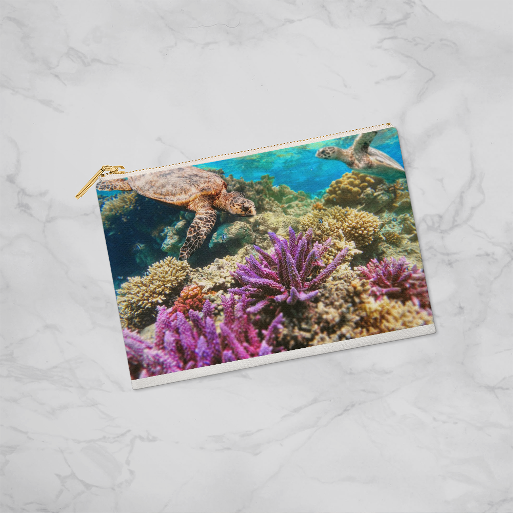 Sea Turtle Small Zippered Pouch