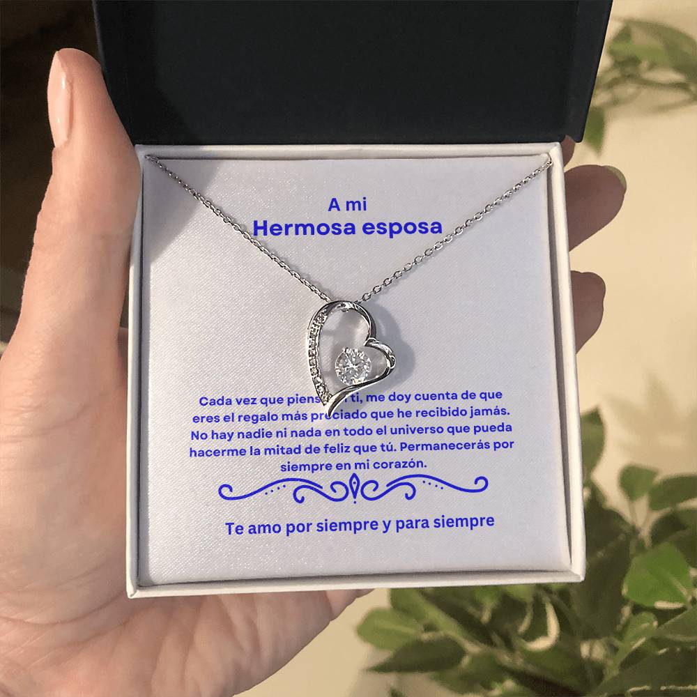 Spanish To My Beautiful Wife Forever Love Necklace