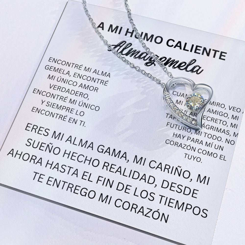 Spanish To my Smokin Hot Soulmate Forever Love Necklace