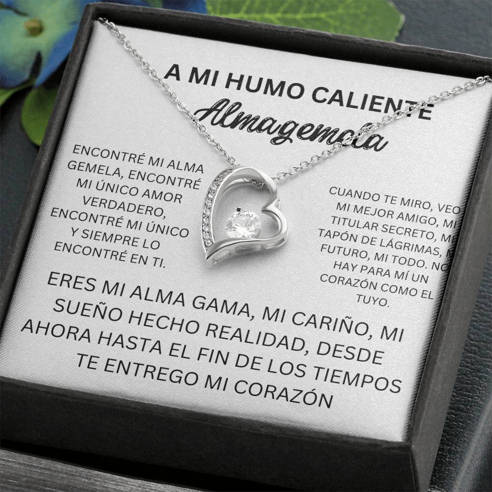 Spanish To my Smokin Hot Soulmate Forever Love Necklace