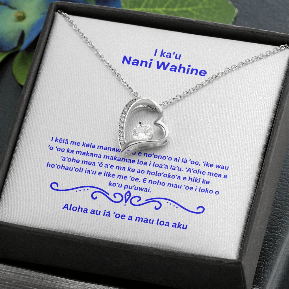 Hawaiian To My Beautiful Wife Forever Love Necklace