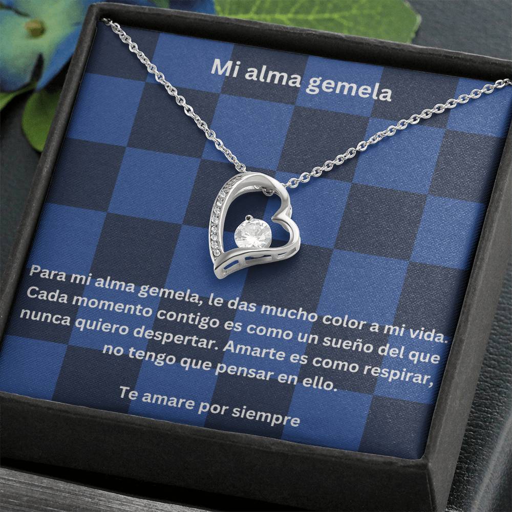 My Soulmate Spanish Forever Love Necklace