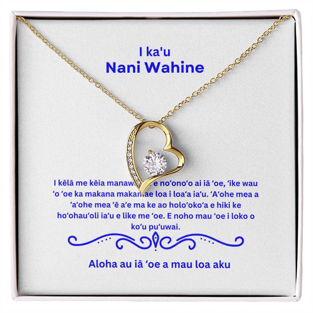Hawaiian To My Beautiful Wife Forever Love Necklace