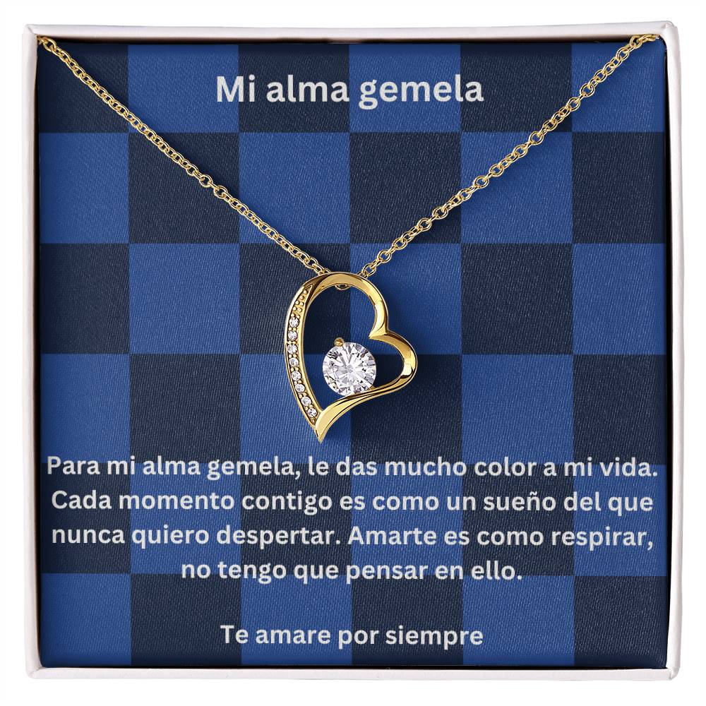 My Soulmate Spanish Forever Love Necklace