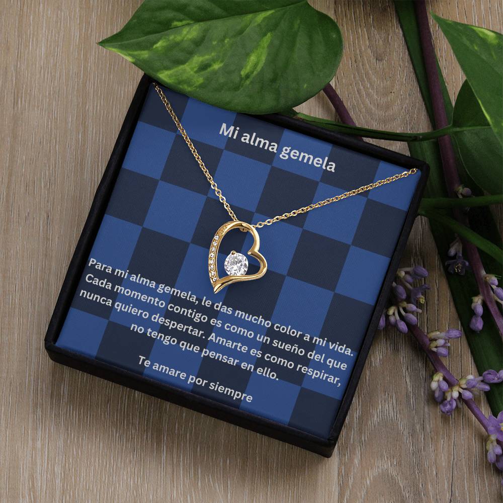 My Soulmate Spanish Forever Love Necklace