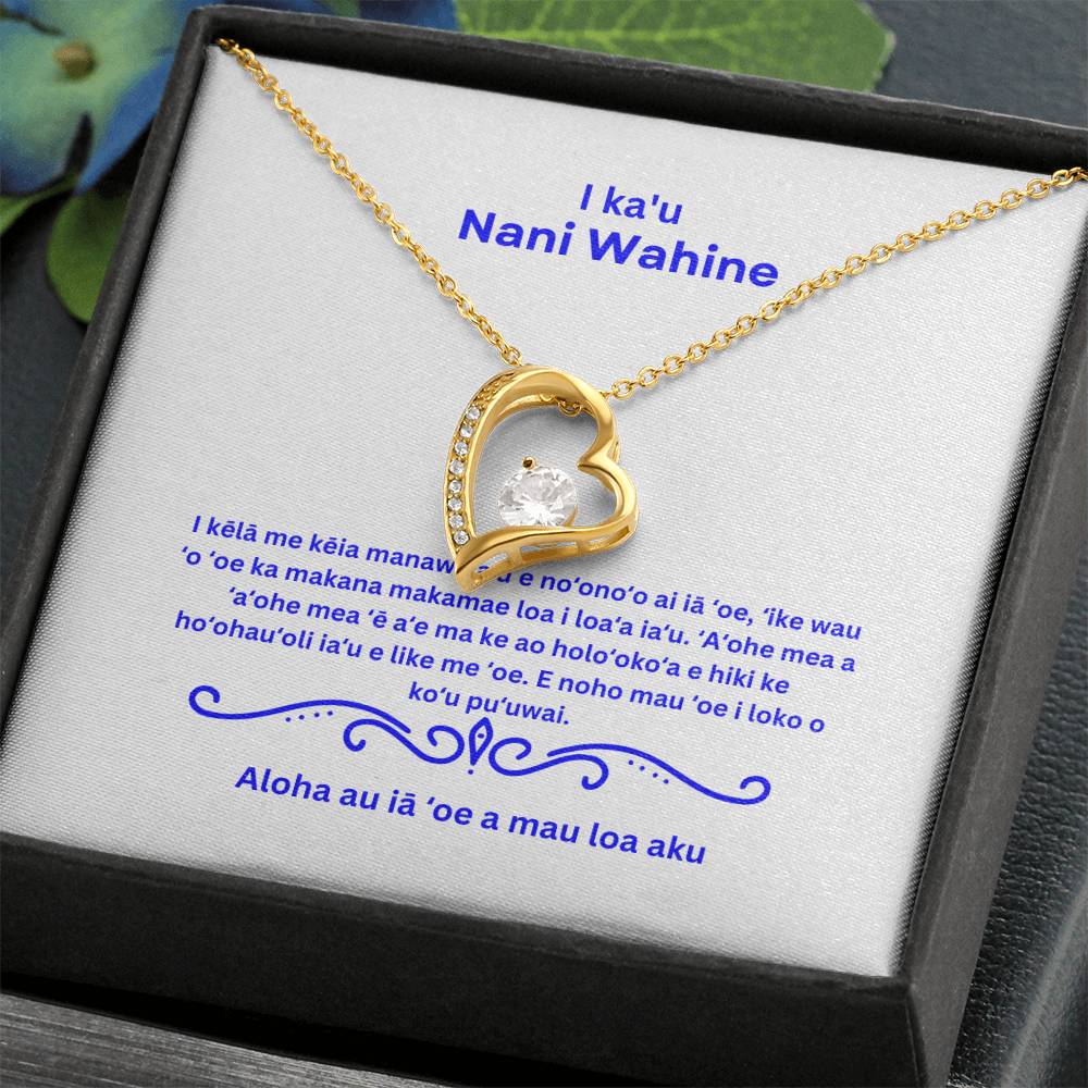 Hawaiian To My Beautiful Wife Forever Love Necklace
