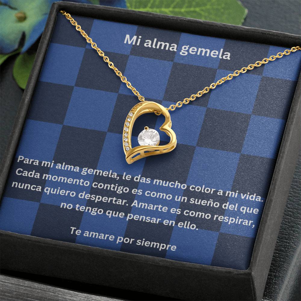 My Soulmate Spanish Forever Love Necklace