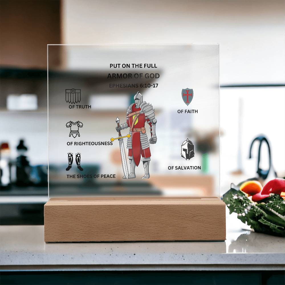 Armor of God Printed Acrylic Plaque