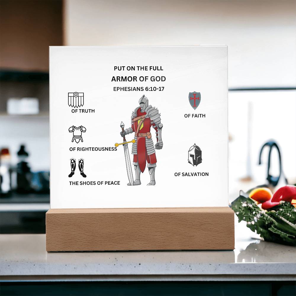 Armor of God Printed Acrylic Plaque