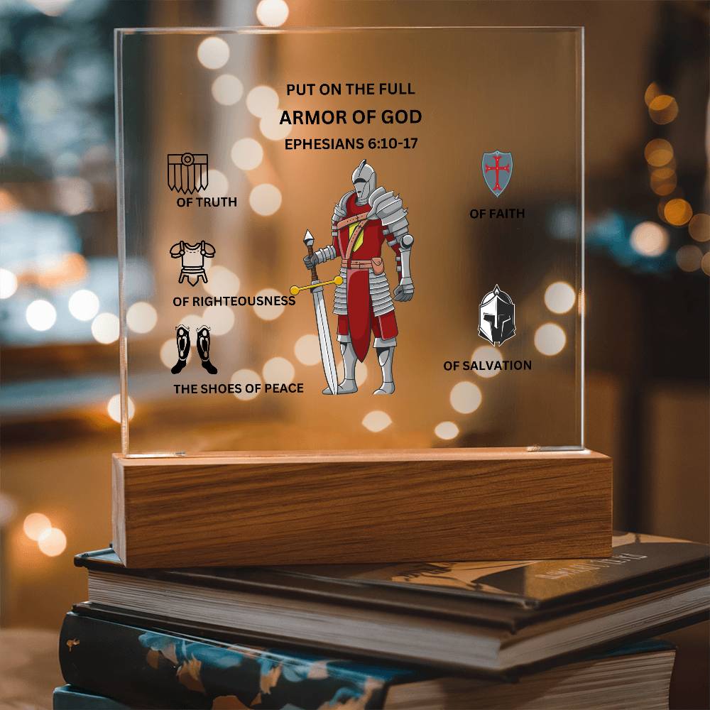 Armor of God Printed Acrylic Plaque
