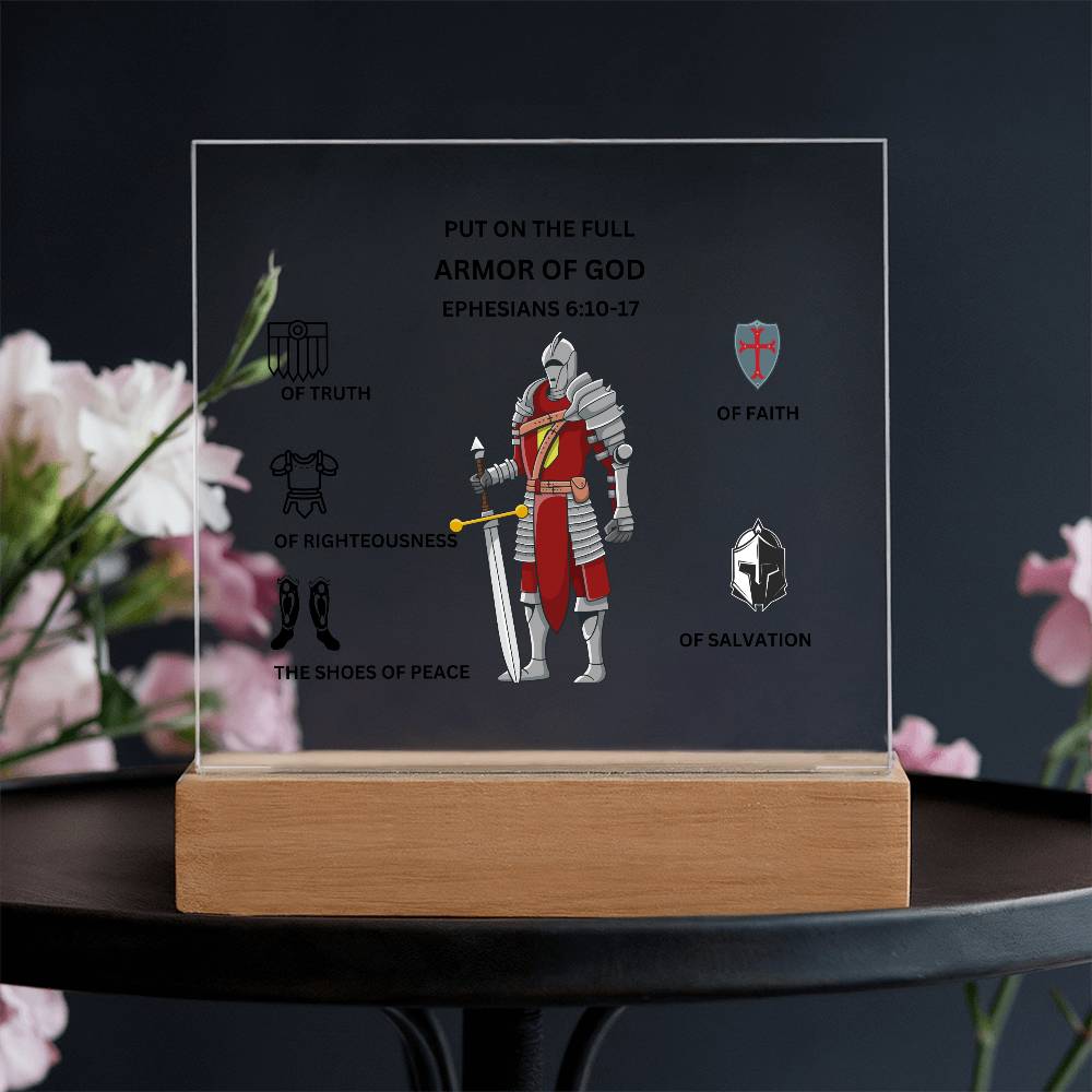 Armor of God Printed Acrylic Plaque