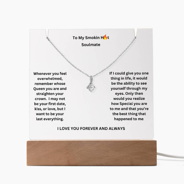To My Smokin Hot Soulmarte Square Plaque