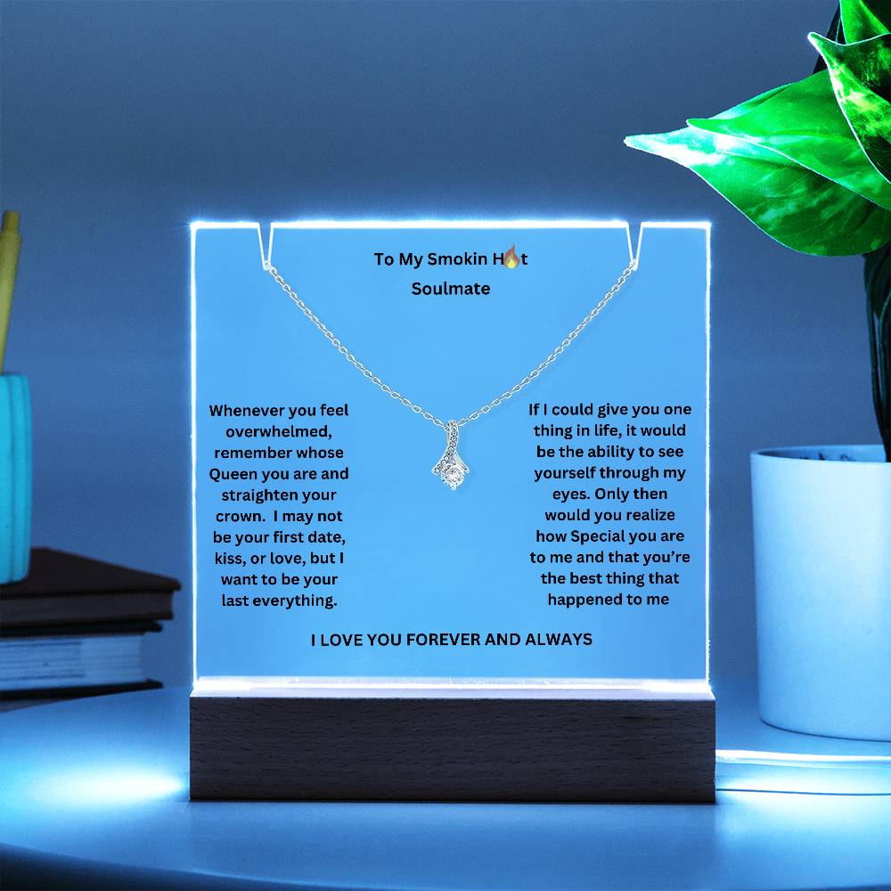 To My Smokin Hot Soulmarte Square Plaque