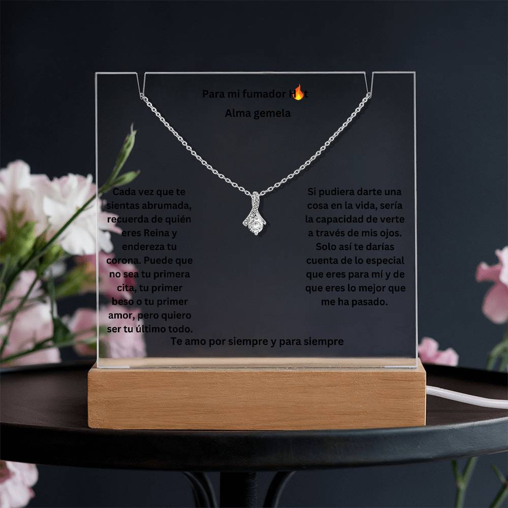 To My Smokin Hot Soulmarte Spanish Square Plaque